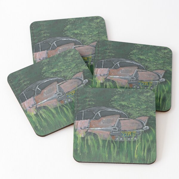 Item preview, Vintage Classic CT Abandoned Car designed and sold by Linda Aschnewitz.