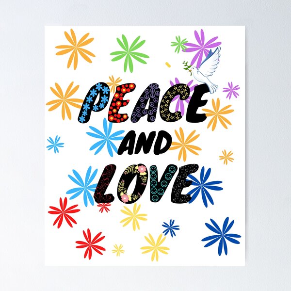 9 in 1 Peace/Hippie/Hippy 60's Symbols STENCIL Flowers/Hearts/Smiley  Face