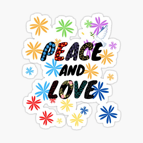 9 in 1 Peace/Hippie/Hippy 60's Symbols STENCIL Flowers/Hearts/Smiley  Face