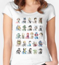 ABC of Geek Culture Women's Fitted Scoop T-Shirt
