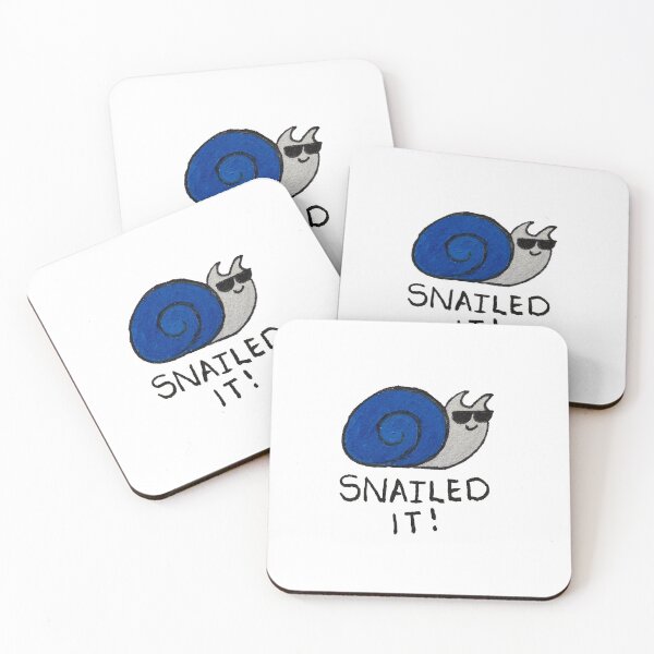 Item preview, Snail with glasses who snailed it designed and sold by DaretoDream.