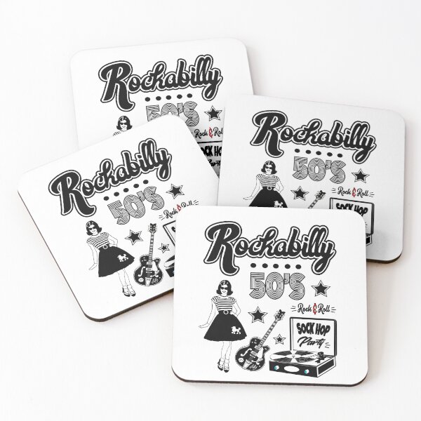 Item preview, Rockabilly Music 1950s Sock Hop Dance Party Pin Up Rock n Roll Rockers Fifties designed and sold by MemphisCenter.