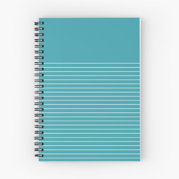 Item preview, White line in turquoise designed and sold by Miss Striped.