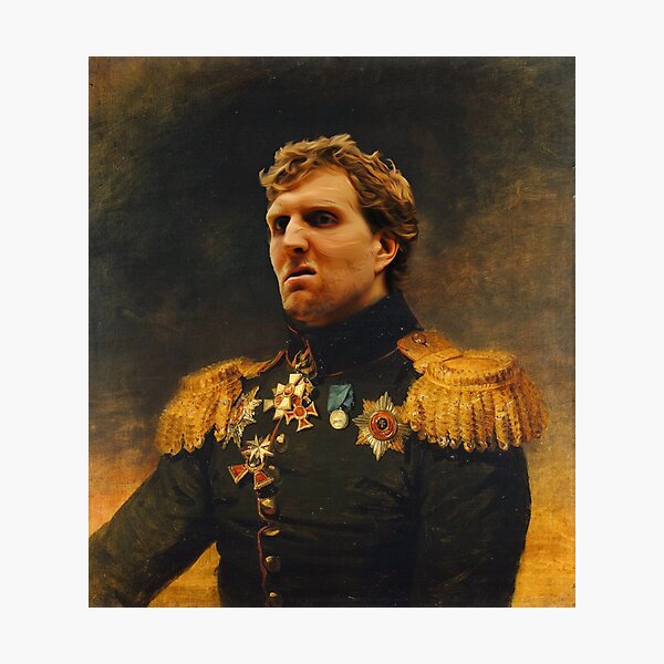 Kings of Basketball - Dirk Photographic Print