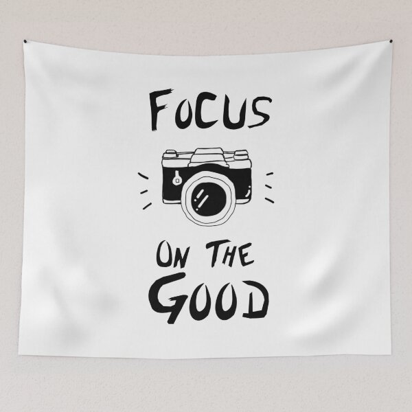 Item preview, Focus On The Good Vintage Camera T-Shirt designed and sold by Laura J Devera ⭐⭐⭐⭐⭐.