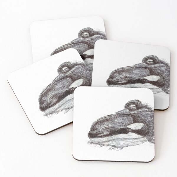 Item preview, Keet the Killer Whale Scribble designed and sold by ArtyOrca.