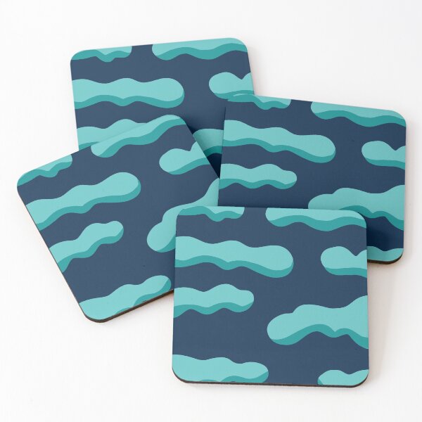 Item preview, Illustration of blue clouds on a blue sky designed and sold by Pacesyte.