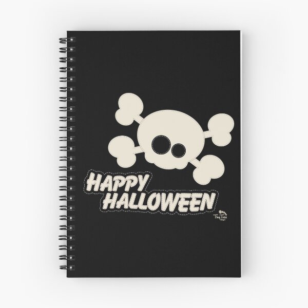Item preview, Cute Skull Happy Halloween designed and sold by BadCatDesigns.