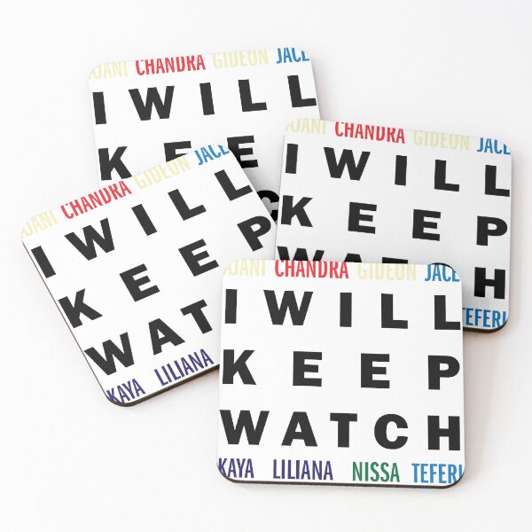 Item preview, Copy of Oath of Gatewatch MTG I Will Keep Watch V2 designed and sold by gardeniaresilia.