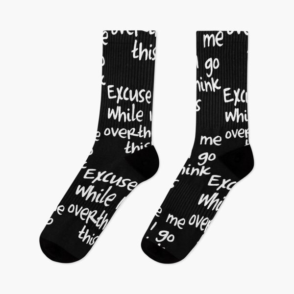 Item preview, Excuse me while i go overthink this - think about it first designed and sold by CBShirtStar.
