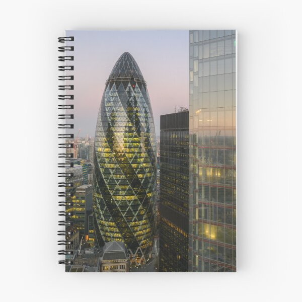 Item preview, The beauty of the Gherkin in the evening designed and sold by Tom Ryan-Elliott.