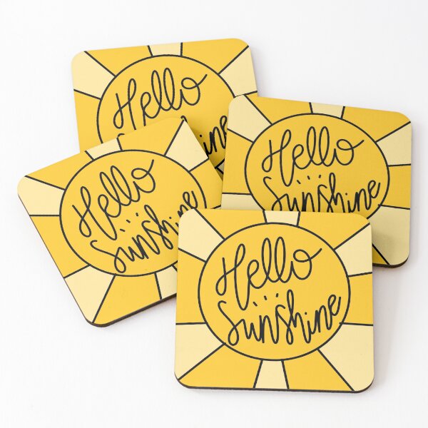 Item preview, hello sunshine yellow print designed and sold by baeralex.
