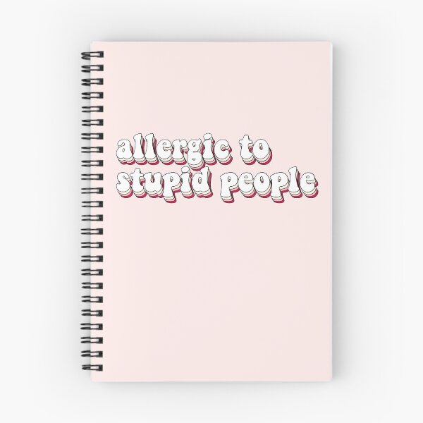 Item preview, allergic to stupid people designed and sold by madisky.