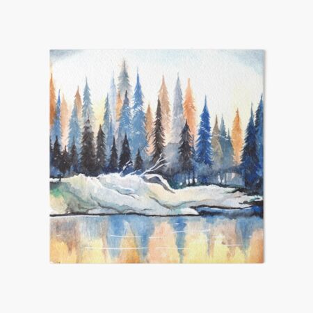 Winter Forest Art Board Print