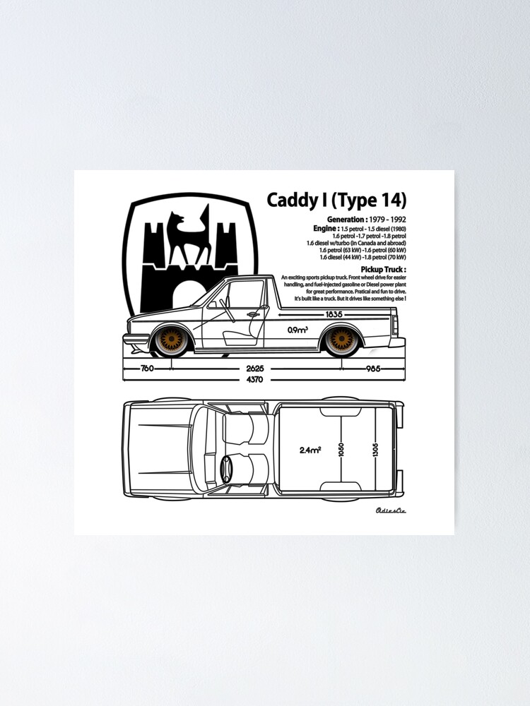 Alternate view of one CADDY Poster