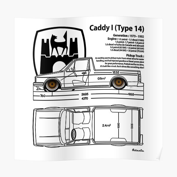 VW CADDY Poster
