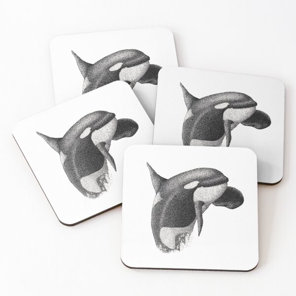 Item preview, Killer Whale Pointillism designed and sold by ArtyOrca.