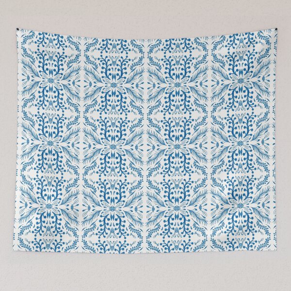Item preview, Watercolour blue floral surface pattern design. designed and sold by Zoe Jane Designs.