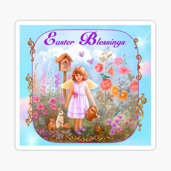 Item preview, GARDENING EASTER ANGEL designed and sold by Judy Mastrangelo.