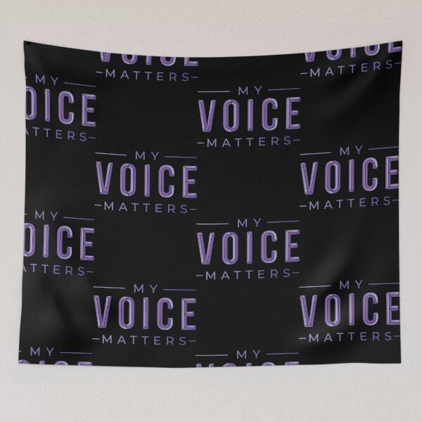 Item preview, my voice matters  designed and sold by pirminio.