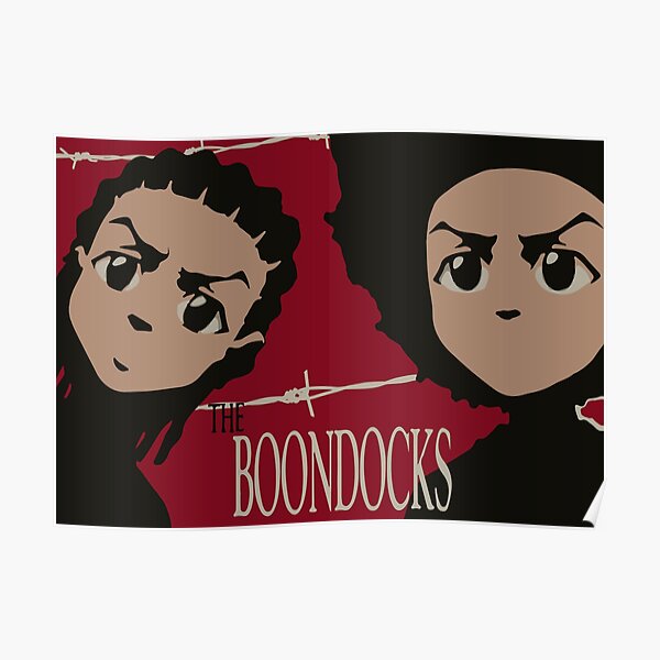 Hot The Boondocks Anime TV Series Show Silk Fabric Wall