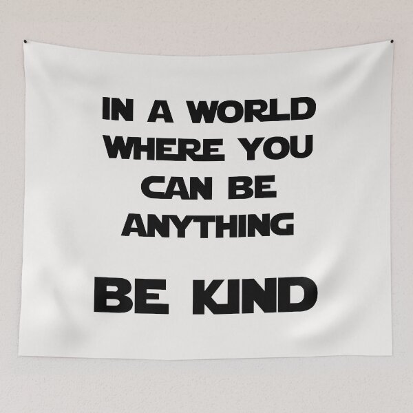 Item preview, BE KIND (Black) designed and sold by DafyddEm.