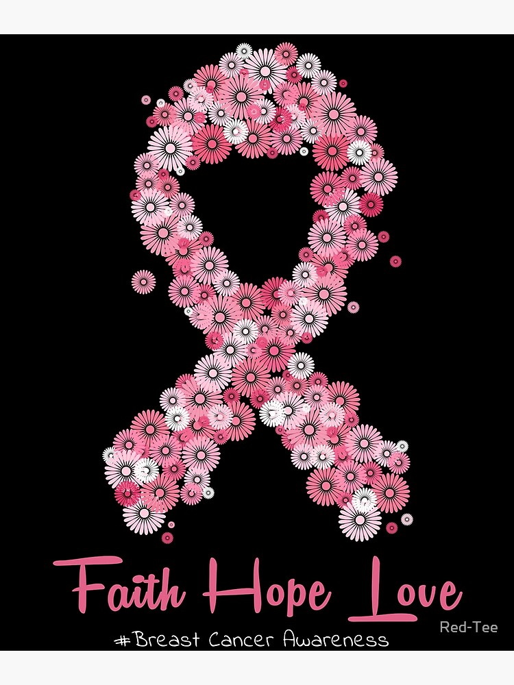 Faith Love Hope Breast Cancer Pink Ribbon Leggings for Men