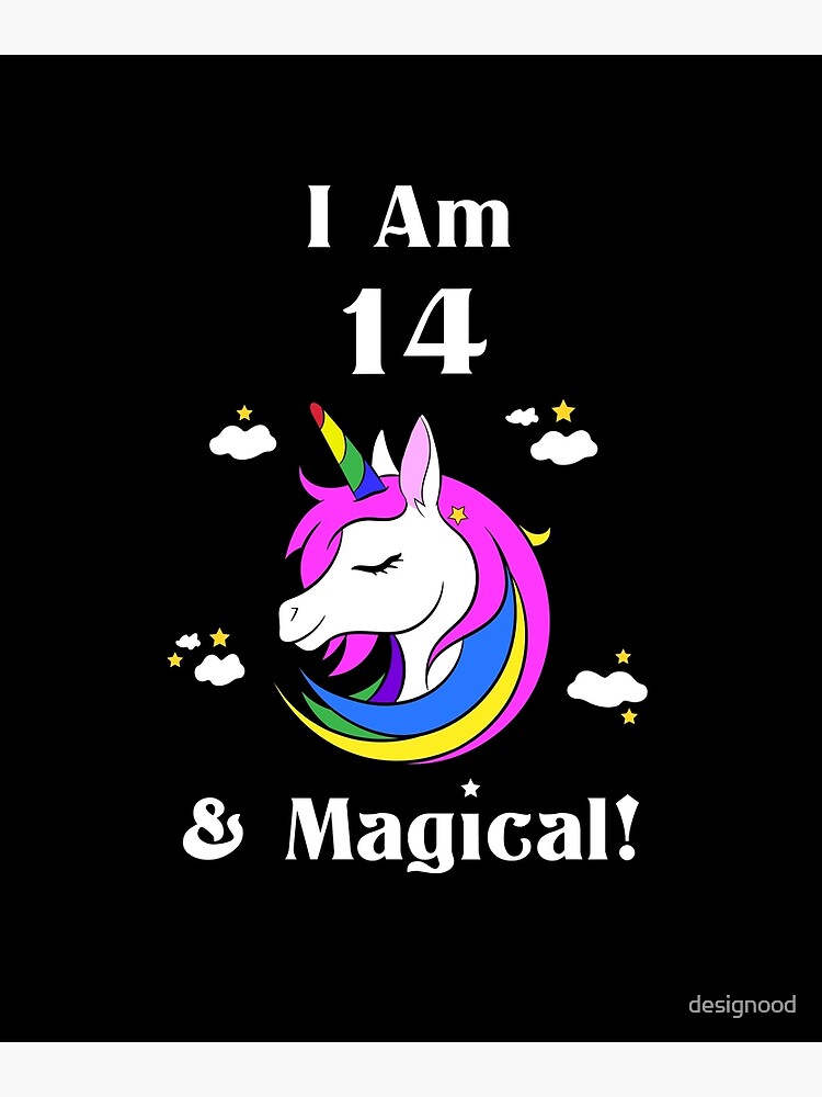14 & I Wanna Be A Unicorn: Unicorn Gifts For Teen Girls Age 14