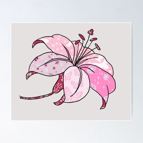 Item preview, Colorful lily designed and sold by Blumchen.