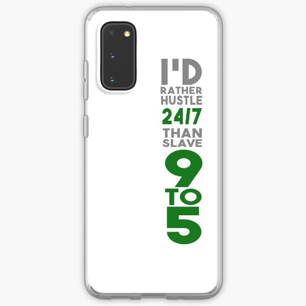 Hustle 24/7 - Green Samsung Galaxy Soft Case