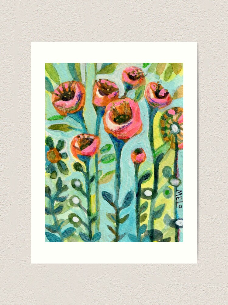 Alternate view of Tulips in the Garden Art Print