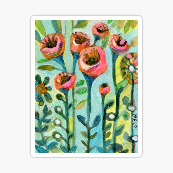 Tulips in the Garden Sticker