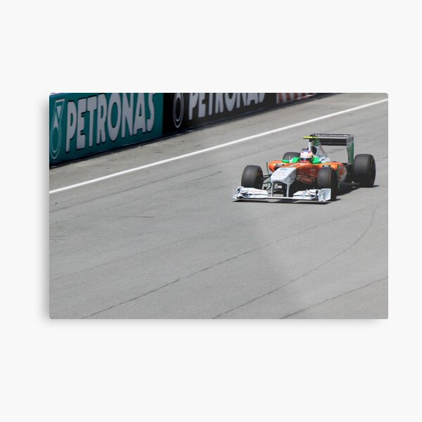 Force India F1's Paul DiResta Metal Print