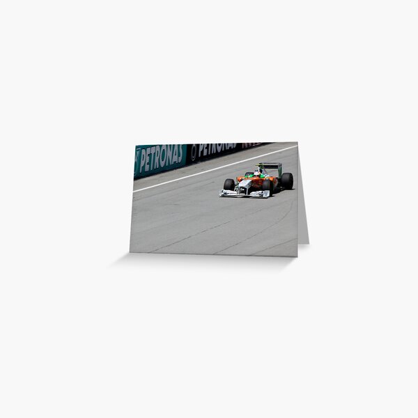Force India F1's Paul DiResta Greeting Card