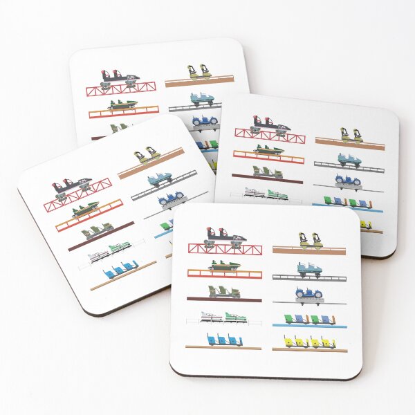 Item preview, Kings Dominion Coaster Cars Design designed and sold by CoasterMerch.