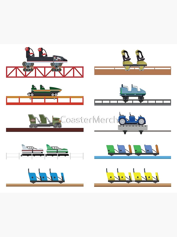 Kings Dominion Coaster Cars Design by CoasterMerch