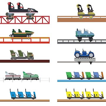 Artwork thumbnail, Kings Dominion Coaster Cars Design by CoasterMerch