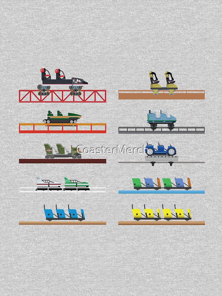 Kings Dominion Coaster Cars Design by CoasterMerch