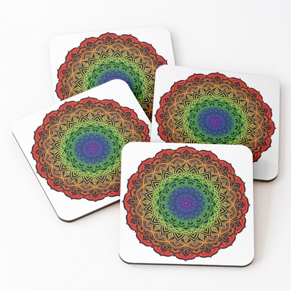 Item preview, Rainbow Pride Mandala  designed and sold by JustGottaDraw.