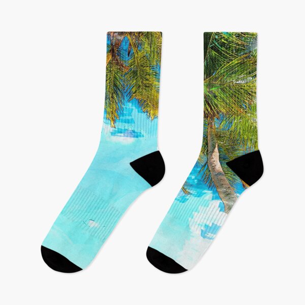 Item preview, Summer Vibe Maldives Beach Lagoon Hotels designed and sold by ColortrixArt.