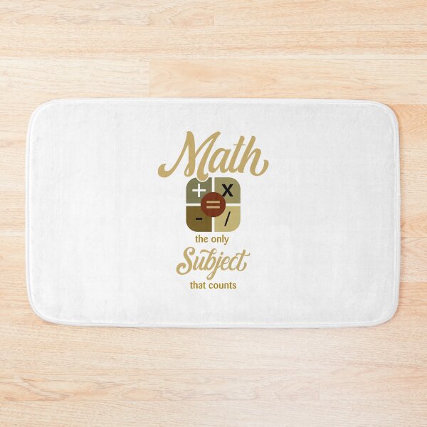 Item preview, Math the Only Subject That Counts designed and sold by EdifyEra.