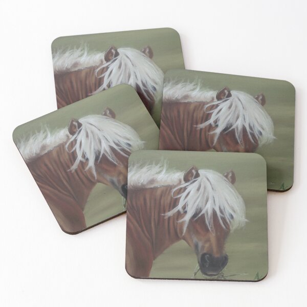 Item preview, Shetland Pony Eatin' designed and sold by amyvangaasbeck.