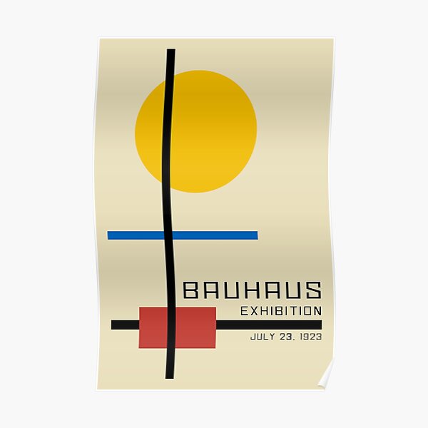 Bauhaus Exhibition Poster Collection 1923 - Avantgarde Arts No 3 Poster