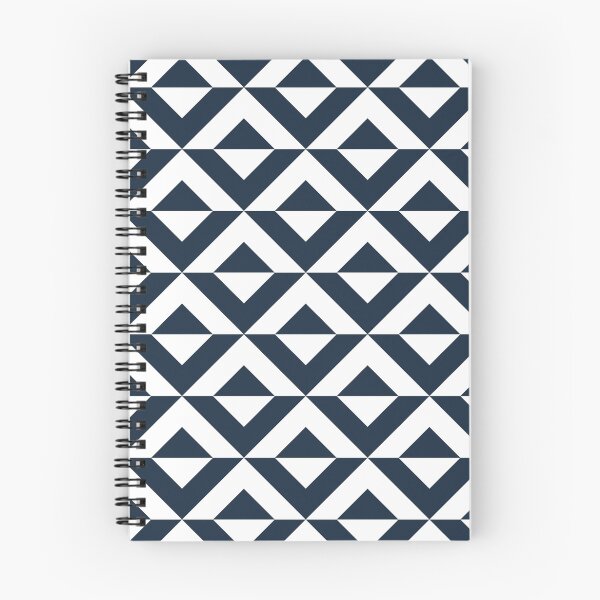 Item preview, Navy Square Diamond Chevron Pattern designed and sold by ImageNugget.