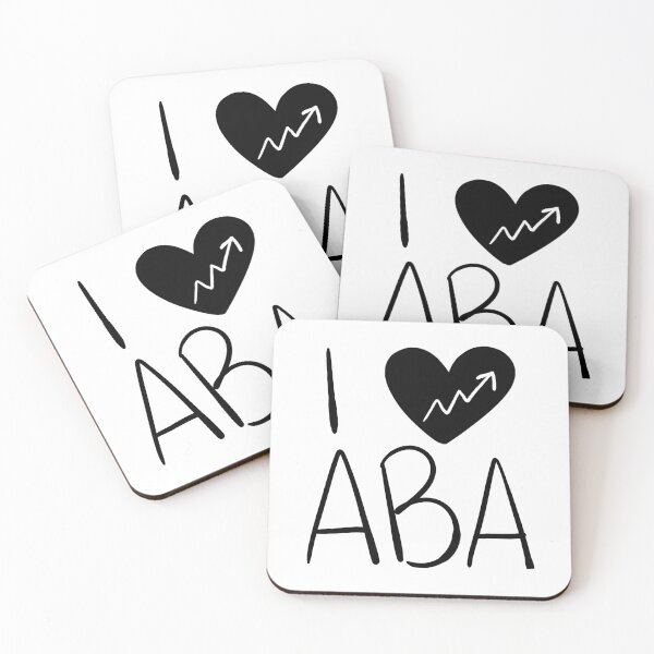Item preview, I Heart ABA designed and sold by Busy Birb.