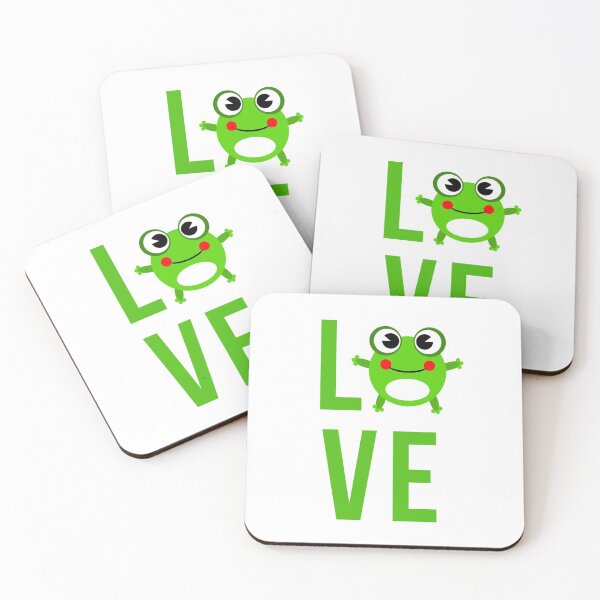 Item preview, Love Frogs designed and sold by PinkPandaPress.