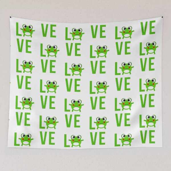 Item preview, Love Frogs designed and sold by PinkPandaPress.
