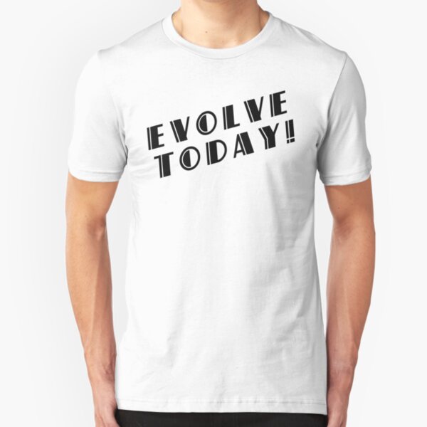 BioShock – Evolve Today! (Black) Slim Fit T-Shirt