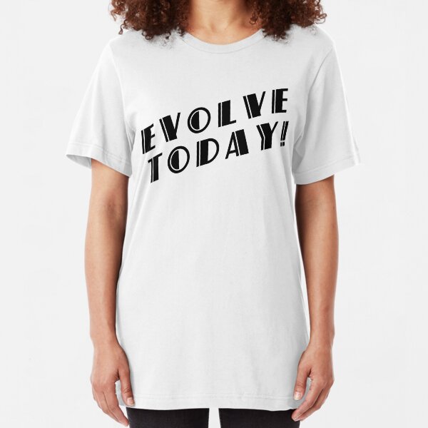 BioShock – Evolve Today! (Black) Slim Fit T-Shirt