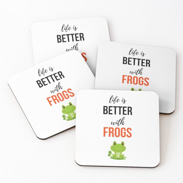 Item preview, Life Is Better With Frogs designed and sold by PinkPandaPress.